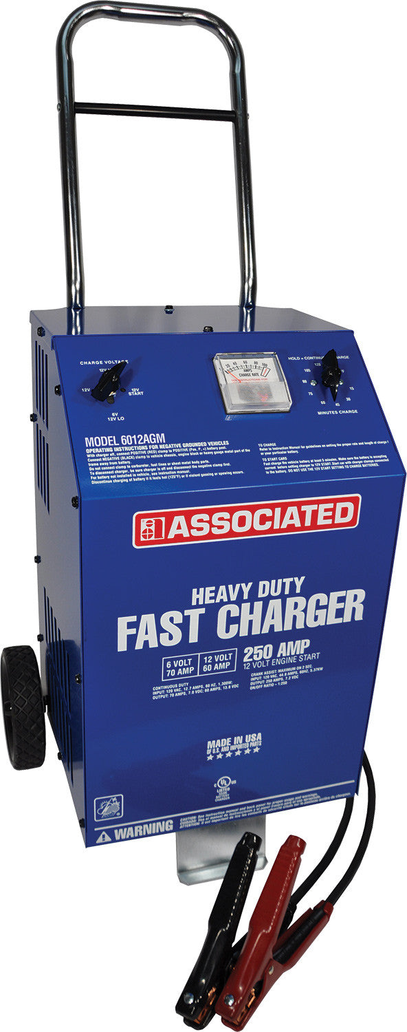 6/12 Volt Professional Fast Charger, Agm Safe - ASS-6012AGM | MFVCanada.com