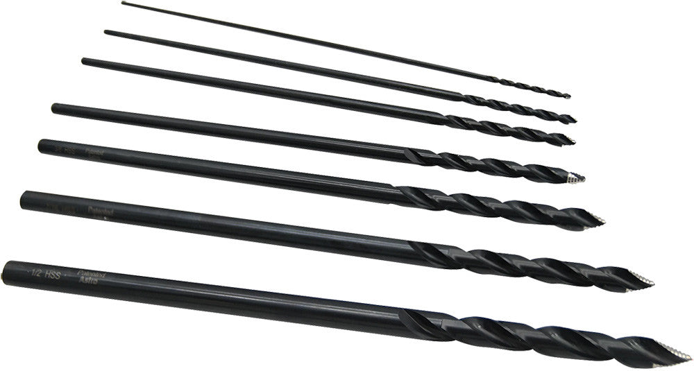 ASTRO PNEUMATIC - Onyx 7-Pc 12" Long Turbostep Spiral Fluted Stepped Tip Hhs Drill Bit Set, 1/8"-1/2" In 1/16" Increments - AST-TS7 | MFVCanada.com