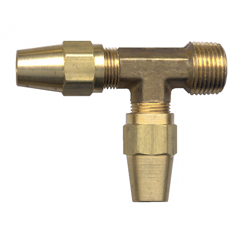 Fairview Tee-Copper AirBrake;1/4x1/4MPT 1171-4B | RogueFuel.ca