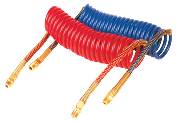 Fairview Coiled AB Assy;15Ft;Red 1486L-8RED-15 | RogueFuel.ca
