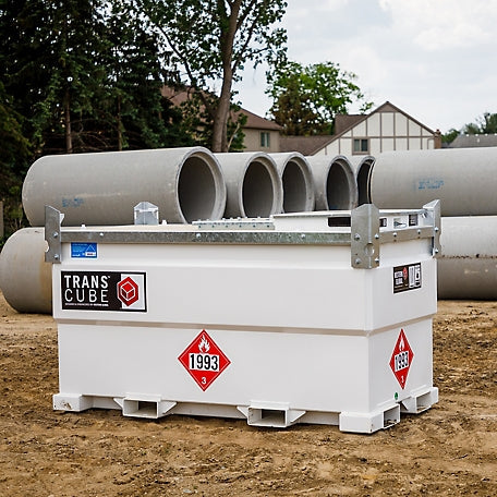 Western Global TRANSCUBE 528 US gal, (2,000L) Portable Fuel Tank 12V/25 GPM Package - 20TCG