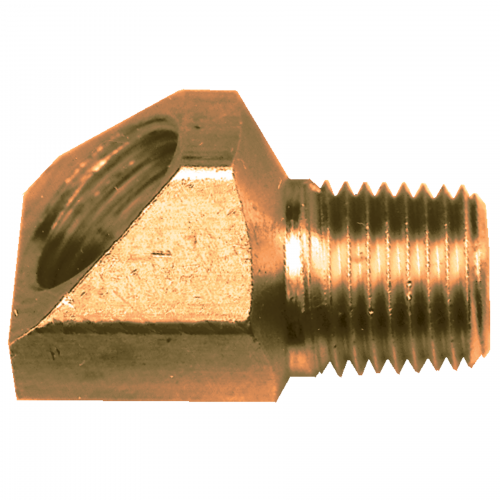 Fairview Brass Inv. Flare 45 Elbow;3/8 x1/4 MPT 154-6B | RogueFuel.ca