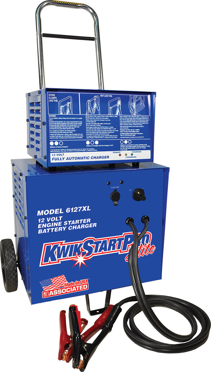 12V, 1100A Kwikstart Roll-Around Jump Starter For Up To Group 31 Batteries - ASS-6127XL | MFVCanada.com