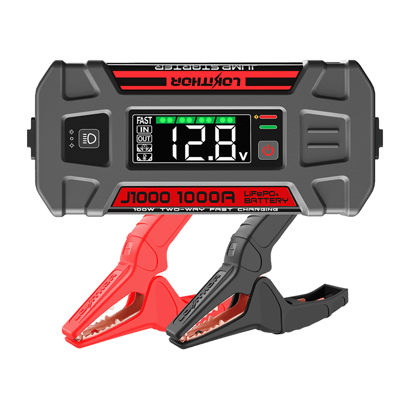 LOKITHOR Jump Starter with LiFePO4 Safety Battery 1000Amp - J1000 | MFVCanada.com