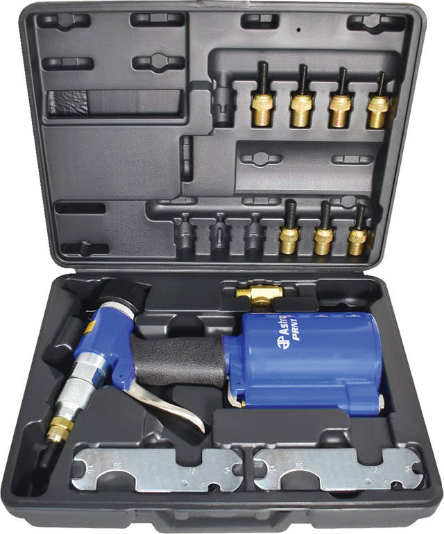 ASTRO PNEUMATIC - 3/8" Capacity Pneumatic Rivet Nut Setting Kit - Metric & Sae: M4, M5, M6, M8, M10, 1/4", 5/16", 3/8" - AST-PRN1 | MFVCanada.com