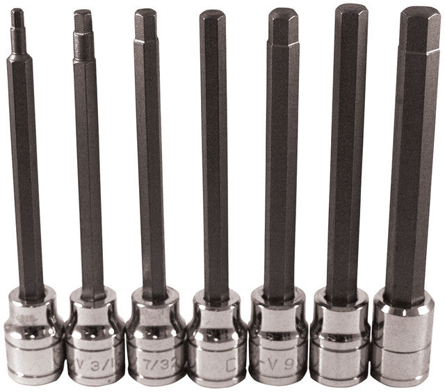ATD - 7Pc Xl Sae Hex Bit Sckt Set - ATD-13786 | MFVCanada.com