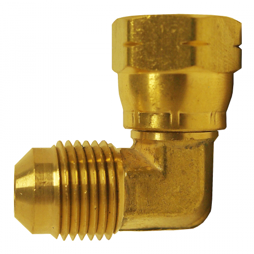 Fairview Brass 90 Elbow;3/8M.SAEx3/8F.SAE 47-66 | RogueFuel.ca