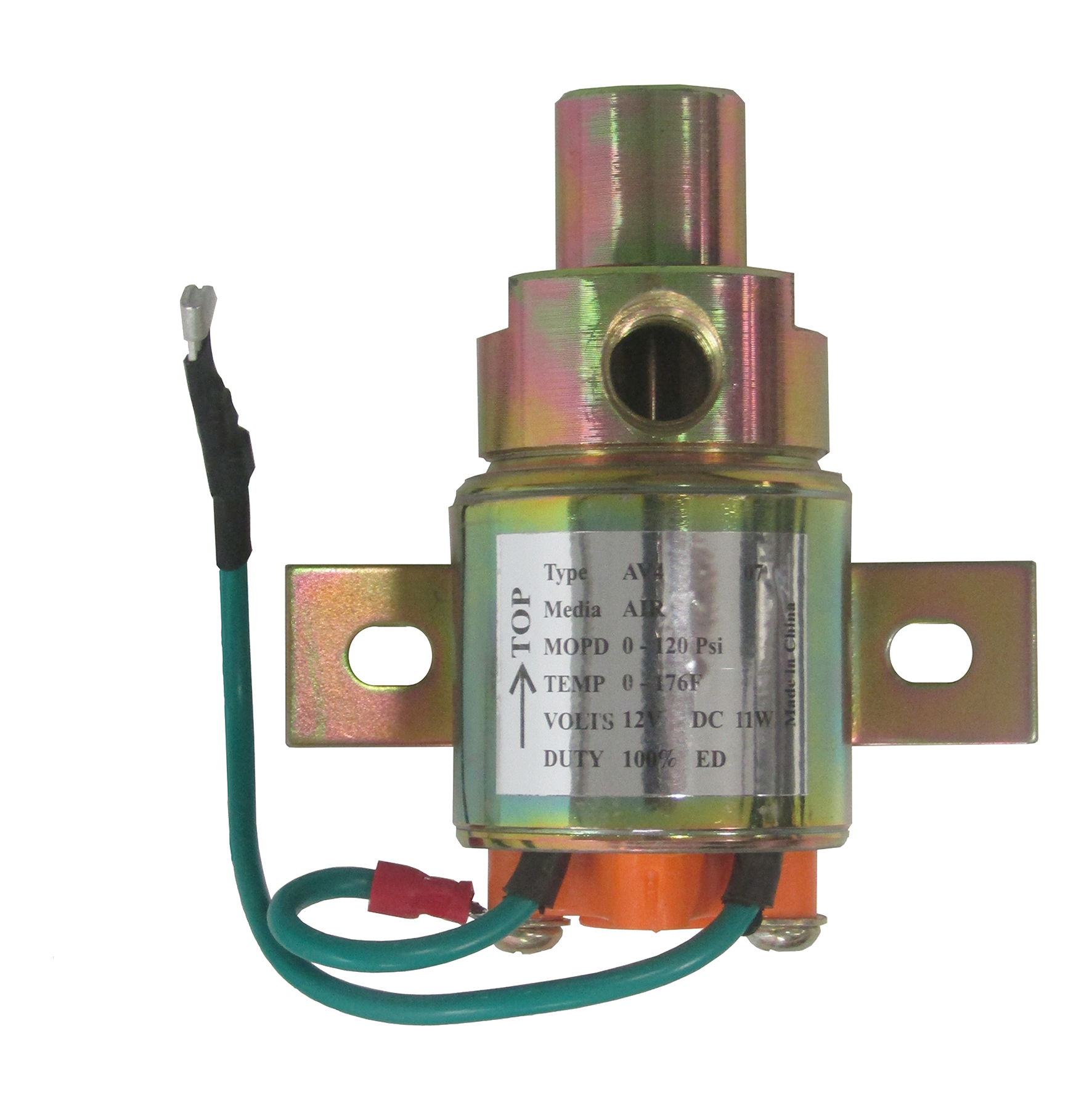Fairview Solenoid;120PSI;12V;1/4FPT(2);NormClsd SV-120B12V | RogueFuel.ca