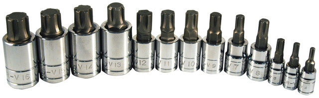 ATD - 13 Pc 6 Lobe Polydrive Bit Socket Set - ATD-13780 | MFVCanada.com