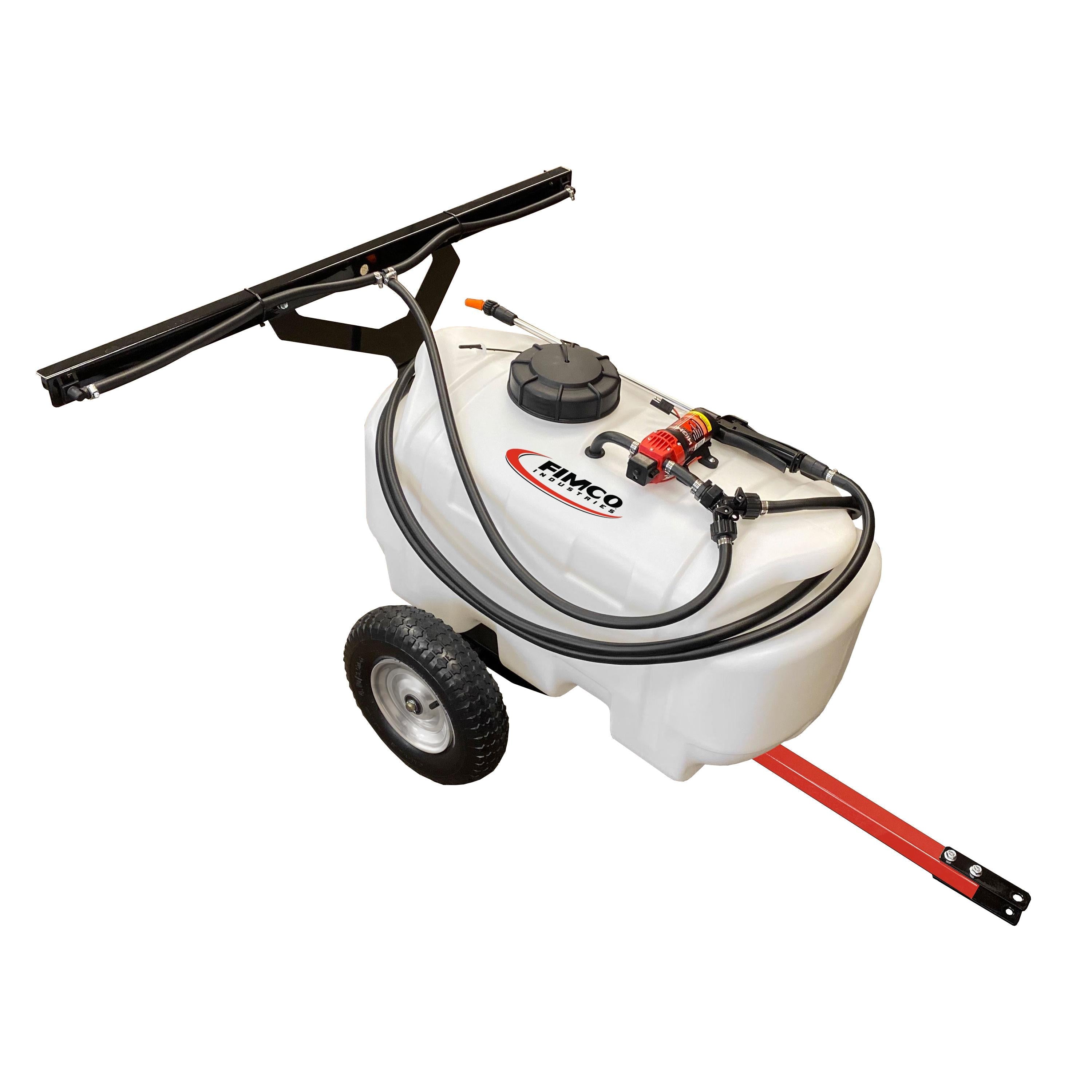 FIMCO 25 Gallon Value Trailer Sprayer with 1.2 GPM Pump and 2 Nozzle Boom - 5303199 | MFVCanada.com