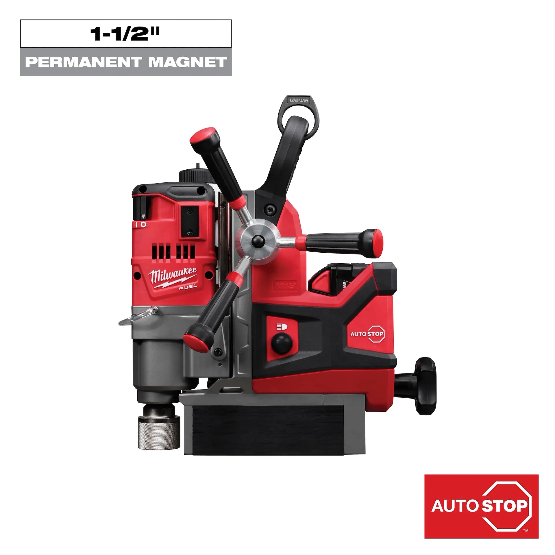 Milwaukee Electric M18 Fuel Lineman Mag Drill - MLW-2788-22HD | MFVCanada.com