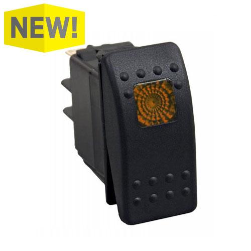 Tiger Lights LIGTLSW1-A LED Rocker/ Toggle Switch - Amber | MFVCanada.com