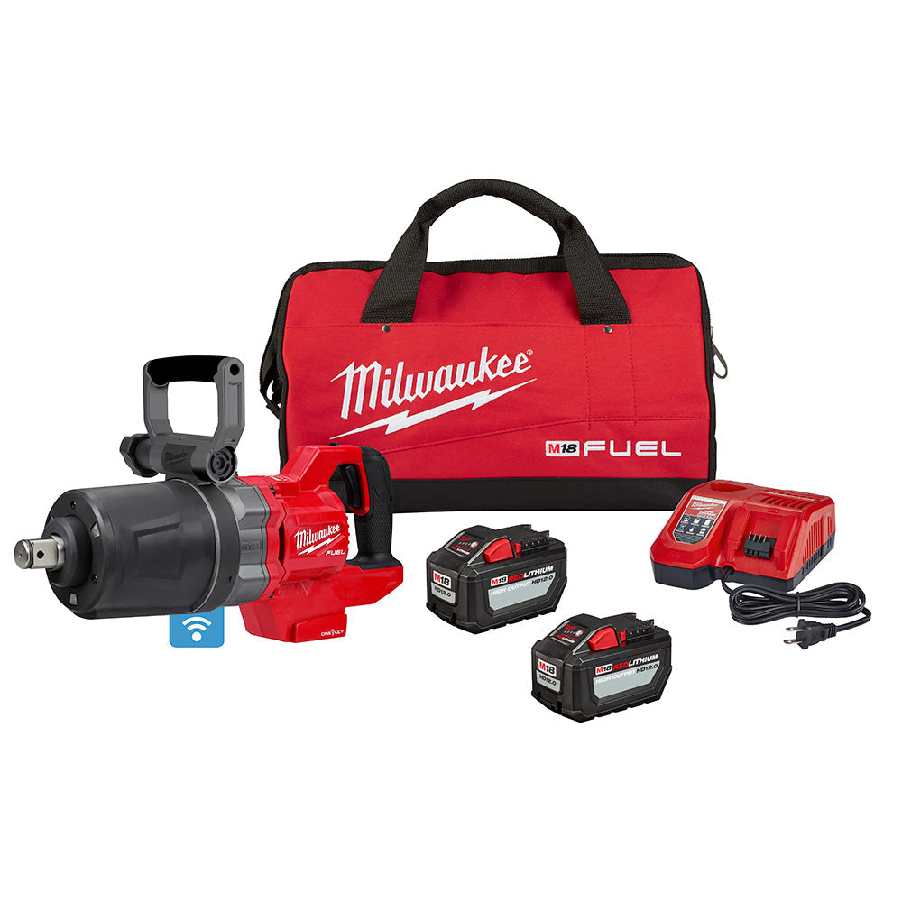 Milwaukee Electric 18V M18 Fuel 1" Drive D-Handle High Torque Impact Wrench W/One-Key (Bare Tool), 1,900 Ft-Lbs - 2868-22Hd - MLW-2868-22HD | MFVCanada.com