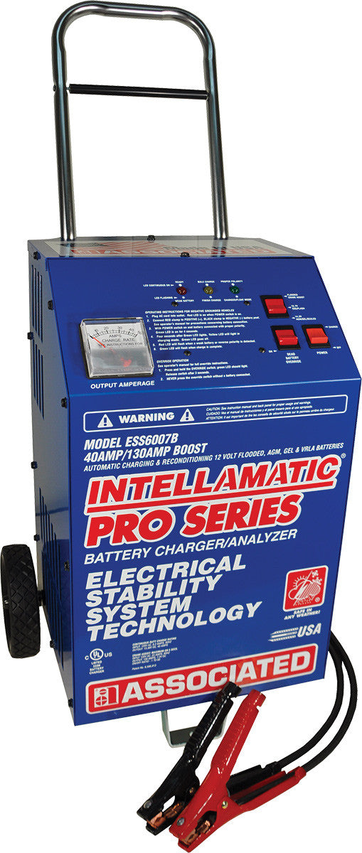 Charger, 12V 40A/130A Boost, Intellamatic W/Override Switch - ASS-ESS6007B | MFVCanada.com
