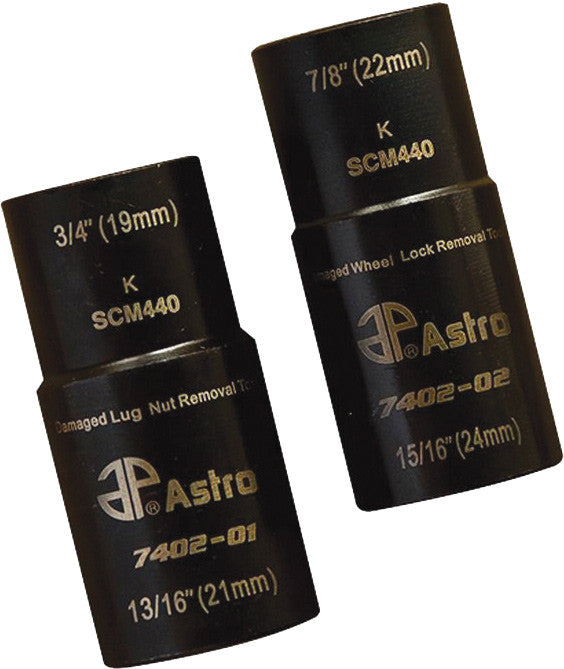 ASTRO PNEUMATIC - 2Pc. 1/2" Drive Double Ended Twist Socket Set - AST-7402 | MFVCanada.com