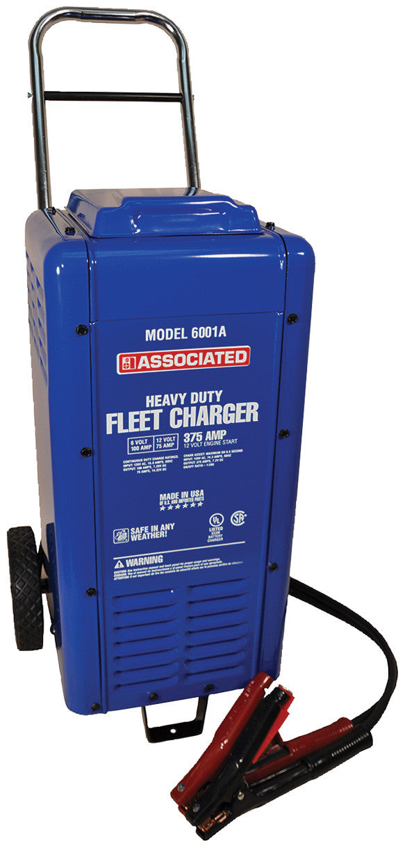 Charger, 6/12V 100/75A, 375 Amp Cranking Assist, Wheels - ASS-6001A | MFVCanada.com