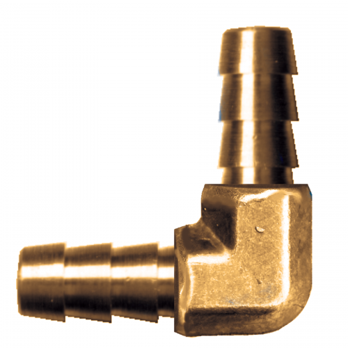 Fairview Brass 90 Elbow;5/16 Hose Barb 99HB-5 | RogueFuel.ca
