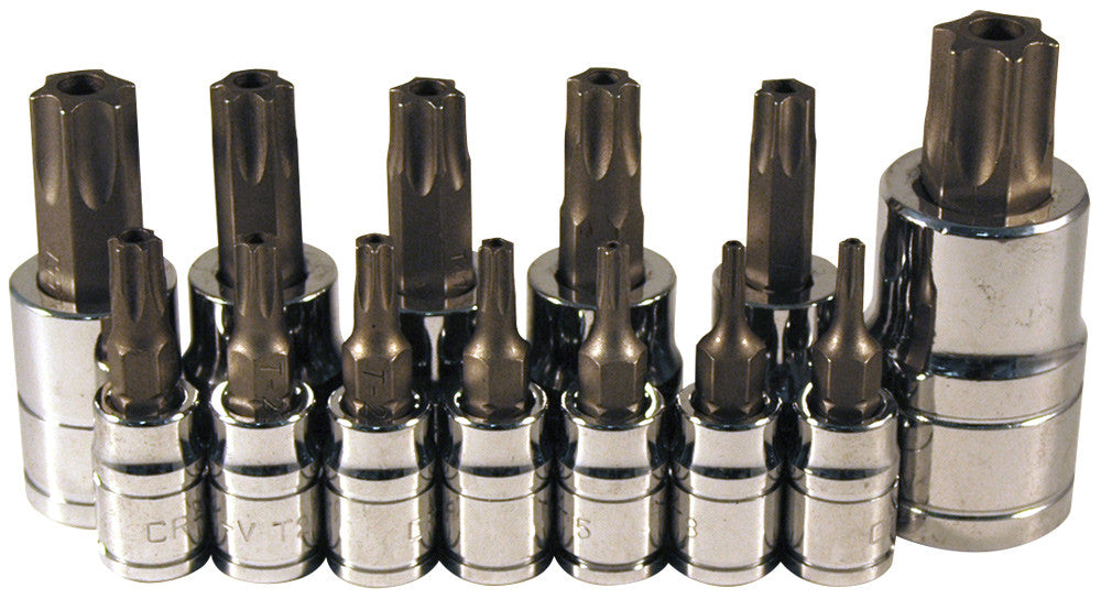 ATD - 13 Pc Tamperproof Torx Bit Socket Set - ATD-13775 | MFVCanada.com