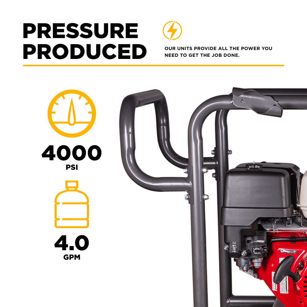 BE Hot Water Pressure Washer 4000PSI - HW4013HG | MFVCanada.com