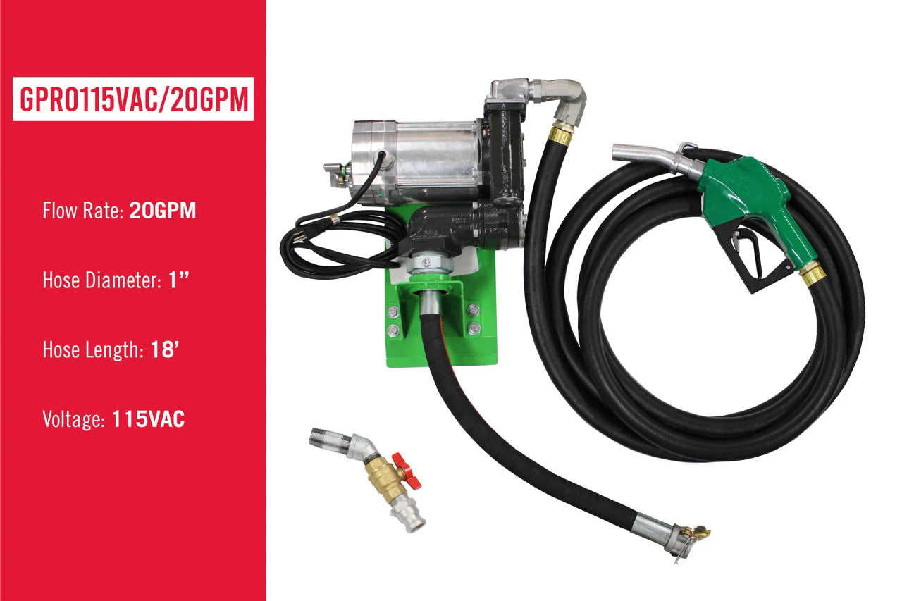 FUELCUBE 1016G/ 3846L Stationary Fuel Storage Tank Kit 115V/20GPM - FCP1000 | MFVCanada.com