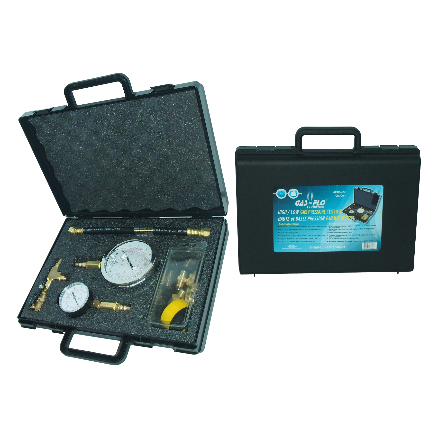 Fairview Gas High/Low Pressure Test Kit GPTK-KIT-1 | RogueFuel.ca