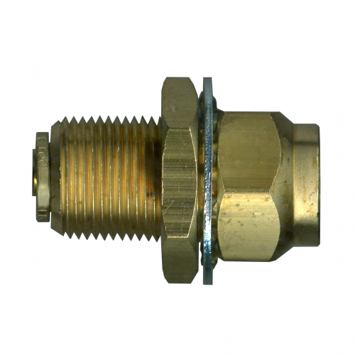 Fairview DOT PTC Blkhd Union;3/8x3/8FPT PC1486-6C | RogueFuel.ca