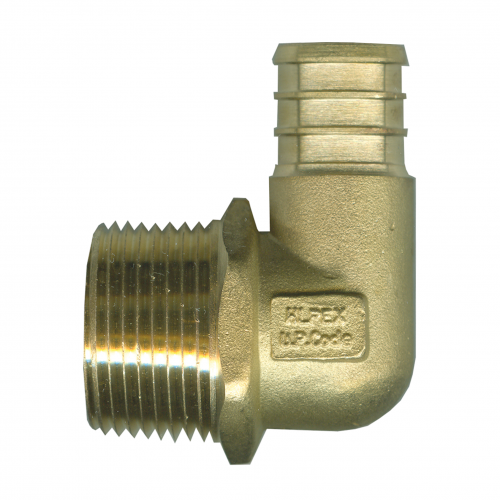 Fairview Pex Elbow 3/4x3/4 MPT;Lead Free Brass LF-PEX-139-14E | RogueFuel.ca