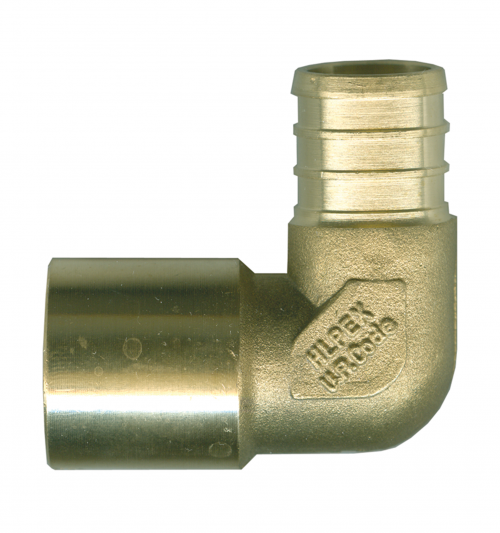 Fairview Pex Elbow 1/2x1/2M.Sweat ;Lead Free Brass LF-PEX-139SW-10 | RogueFuel.ca