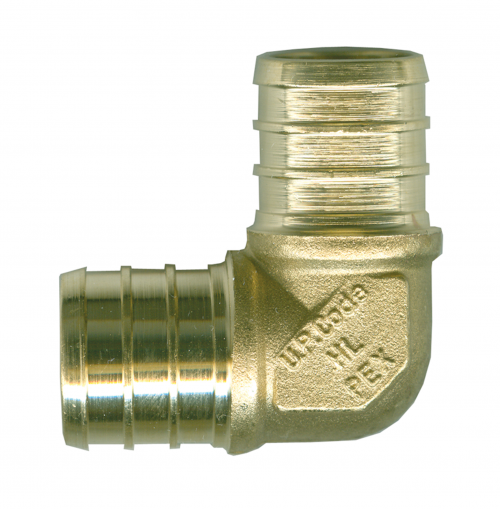 Fairview Pex Elbow 3/8x3/8;Lead Free Brass LF-PEX-99HB-8 | RogueFuel.ca