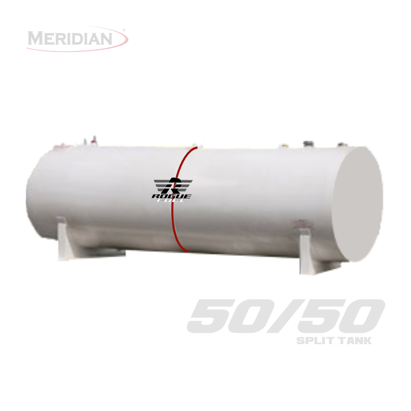 Rogue Fuel| Meridian - 4,595 Litre/ 1000 Gallon Double Wall 50/50 Split Fuel Tank, Fully Welded Saddle - 98109 | RogueFuel.ca | Munro Industries Sturgeon County, Alberta