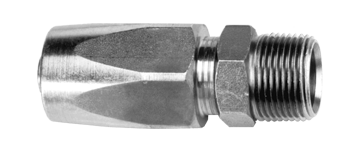 Fairview 100R1 Reusable Hose End;1/4x1/4 MPT SRT125-4B | RogueFuel.ca