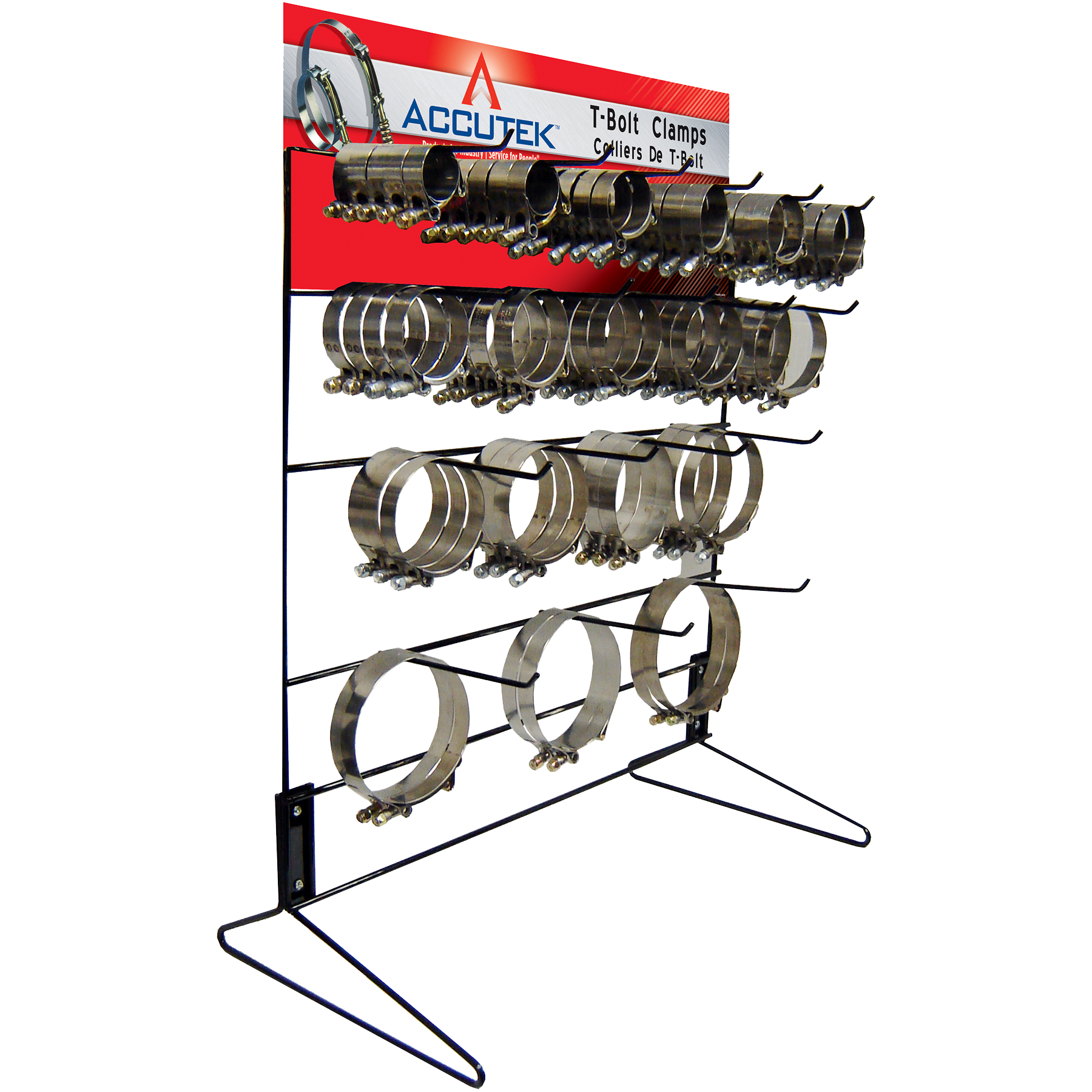 Fairview HC3 T-Bolt Clamp Assortment (70pcs) Display HC3-KIT-1 | RogueFuel.ca