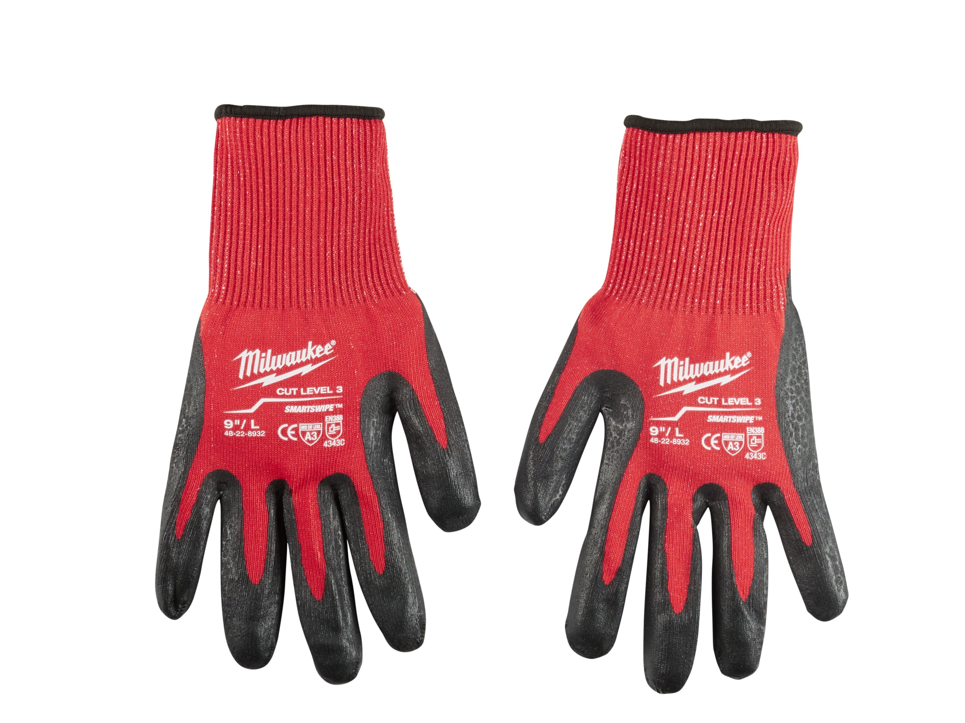 Milwaukee Electric (6) Cut 3 Nitrile Gloves - L - MLW-48-22-8932 | MFVCanada.com