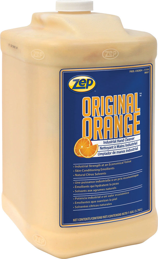 Zep Original Orange Industrial Hand Cleaner – Cuts Through Tough Grease & Grime – 1 Gallon - ZEP-302824 | MFVCanada.com
