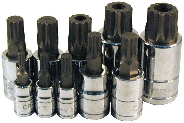 ATD - 10 Pc Triple Square Bit Socket Set - ATD-13782 | MFVCanada.com