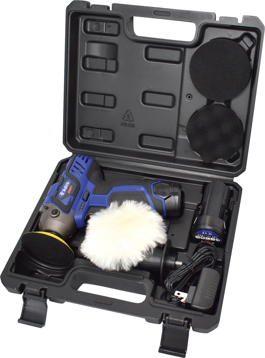 ASTRO PNEUMATIC - 12V 3" Mini Pistol Grip Polisher Kit - AST-3027 | MFVCanada.com