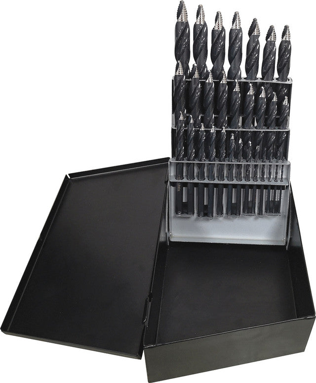 ASTRO PNEUMATIC - Onyx 29-Pc Turbostep Hss Reduced Shank Mechanics Length Drill Bit Set, 1/16" - 1/2" - AST-TS29 | MFVCanada.com