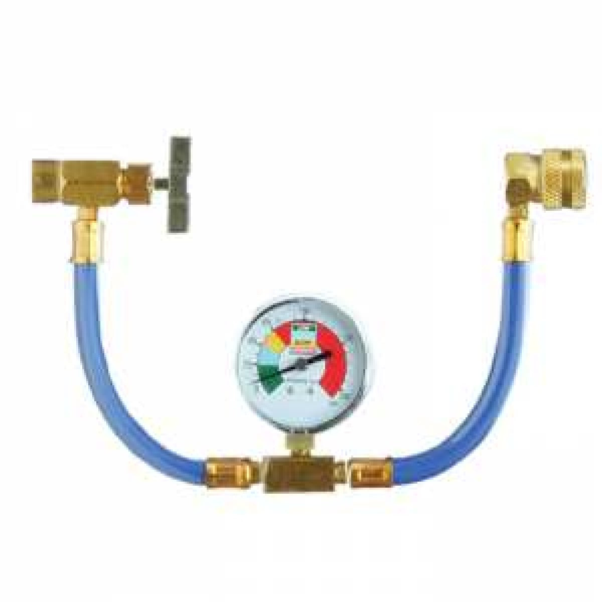 Emzone 1/2" Valve Recharge Hose w/ Gauge - 13" - 45715 | MFVCanada.com
