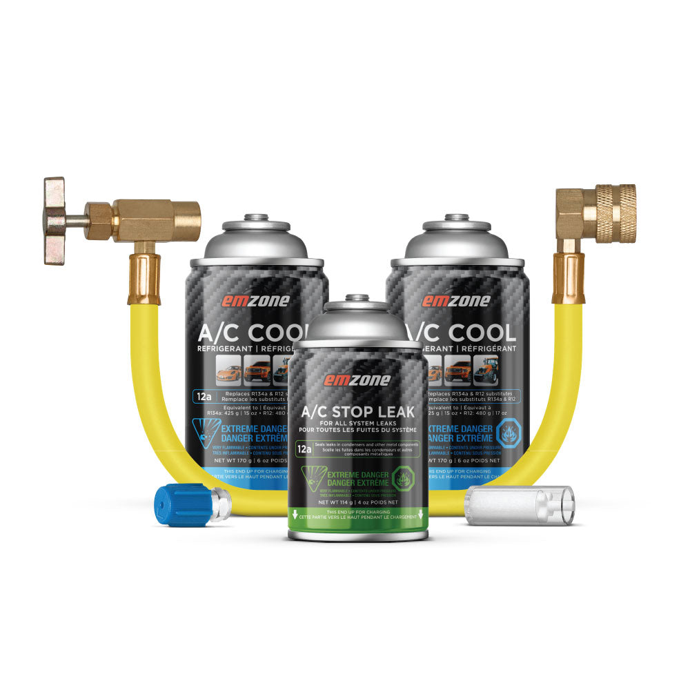 Emzone 12a A/C Deluxe Recharge and Sealant Kit 45883 | MFVCanada.com