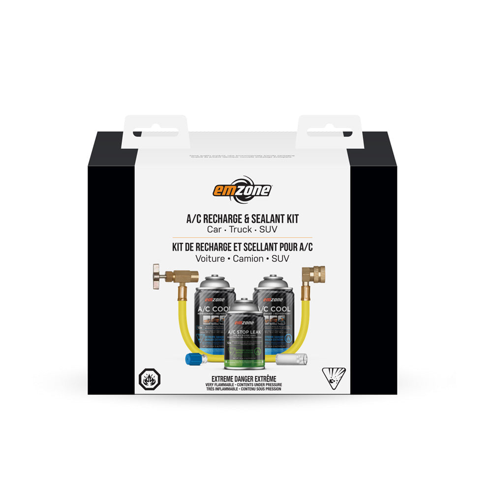 Emzone 12a A/C Deluxe Recharge and Sealant Kit 45883 | MFVCanada.com