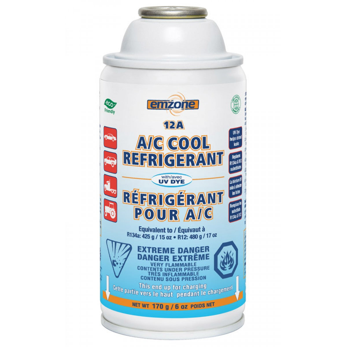 Emzone 12A A/C Cool Refrigerant - 45851 | MFVCanada.com