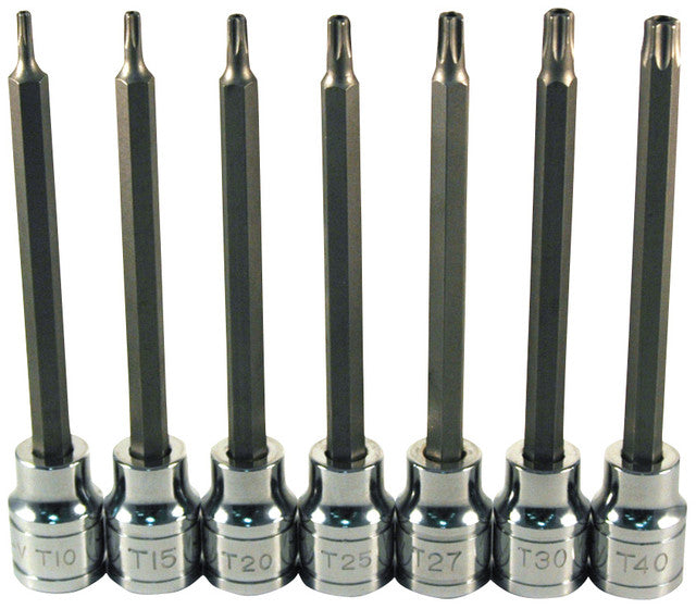ATD - 7 Pc Xl Tamperproof Torx Bit Socket Set - ATD-13776 | MFVCanada.com