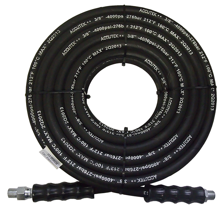Fairview 3/8 ID 4000 PSI P.Wash Assy;Black;25ft PW2A-6-25 | RogueFuel.ca