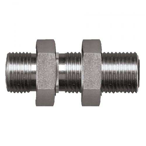 Fairview Steel Blkhd Union;9/16-18 MORFS S3942BH-4 | RogueFuel.ca