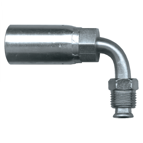 Fairview U Series Crimp End;90Elbow;1/4ID x1/4INVFL SC631-44 | RogueFuel.ca