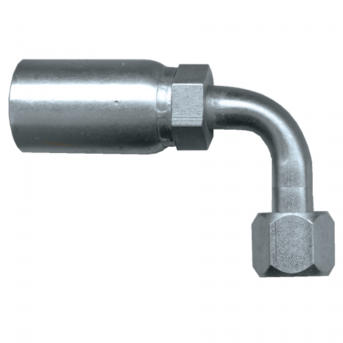 Fairview U Series Crimp End;90LElbow;3/4ID x3/4FJIC SC639L-1212 | RogueFuel.ca