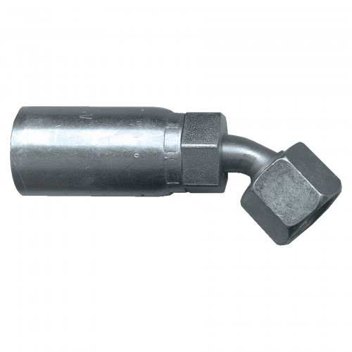Fairview U Series Crimp End;45Elbow;1/4ID x1/4FORFS SC650-44 | RogueFuel.ca