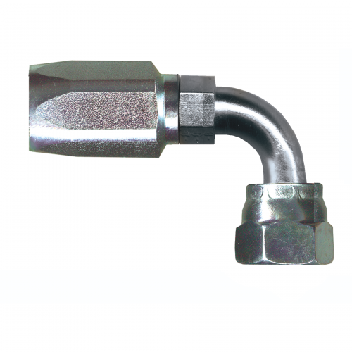Fairview 100R5 Reusable 90Elb Hose End;3/8x3/8FSAE SR541-66 | RogueFuel.ca