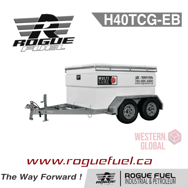 02 Western Global Transcube Mobile Refueler Tank & Highway Trailer Kit (H40TCG-EB) | MFVCanada.com | Munro Industries
