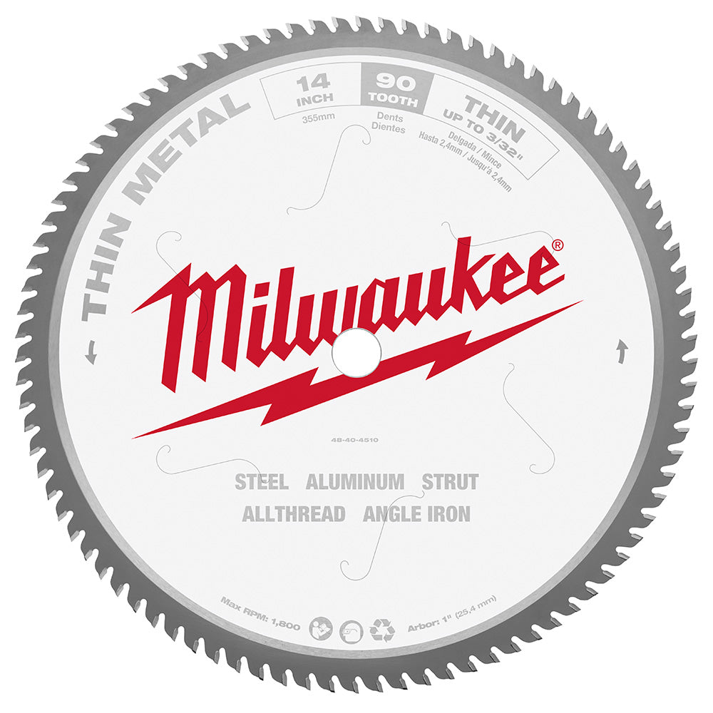 Milwaukee Electric 14" 90T Metal Csb, 1" - MLW-48-40-4510 | MFVCanada.com